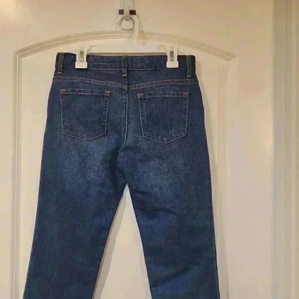 𝅺THE Childrens Place 2 PAIR Girl's Blue Cotton/Spandex Skinny Jeans NEW NWT